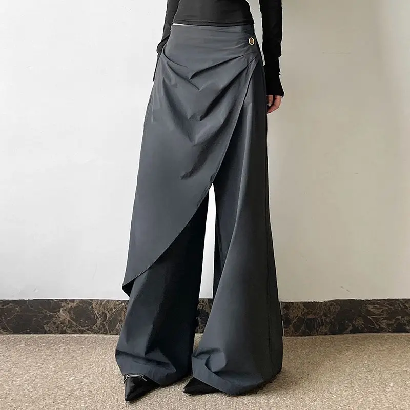 Pants Women 2025 Fashion New Irregular Loose Style Autumn Spring Women Pants Euro-America Style
