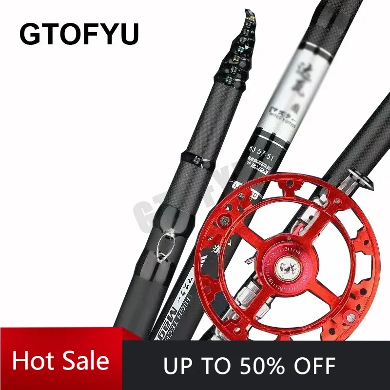 

4.5M-9.0M Adjustable Positioning Stream Rod Telescopic Portable Carbon Fishing Spinning Ultra Light Hard New Fishing Rod