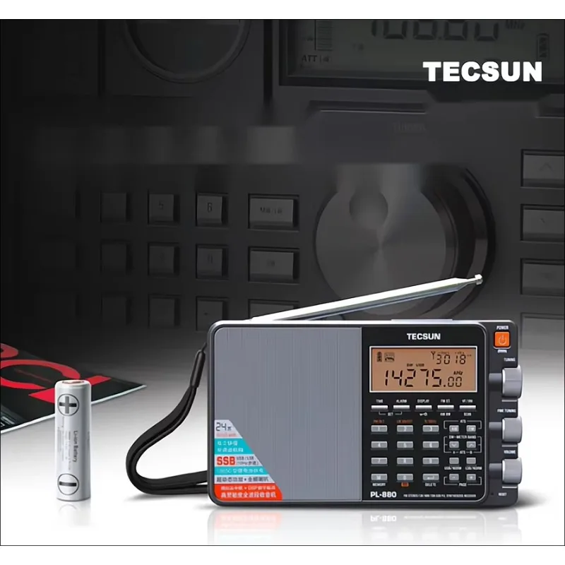 PL-880 TECSUN製 高感度デジタルポータブルラジオ Tecsun PL880 Portable Digital PLL Dual Conversion Radio