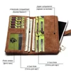 2023 New Fashion Women Wallets Drawstring Nubuck Leather Zipper  Long Design Purse Two Fold More Color Clutch Hot Card Pack 2