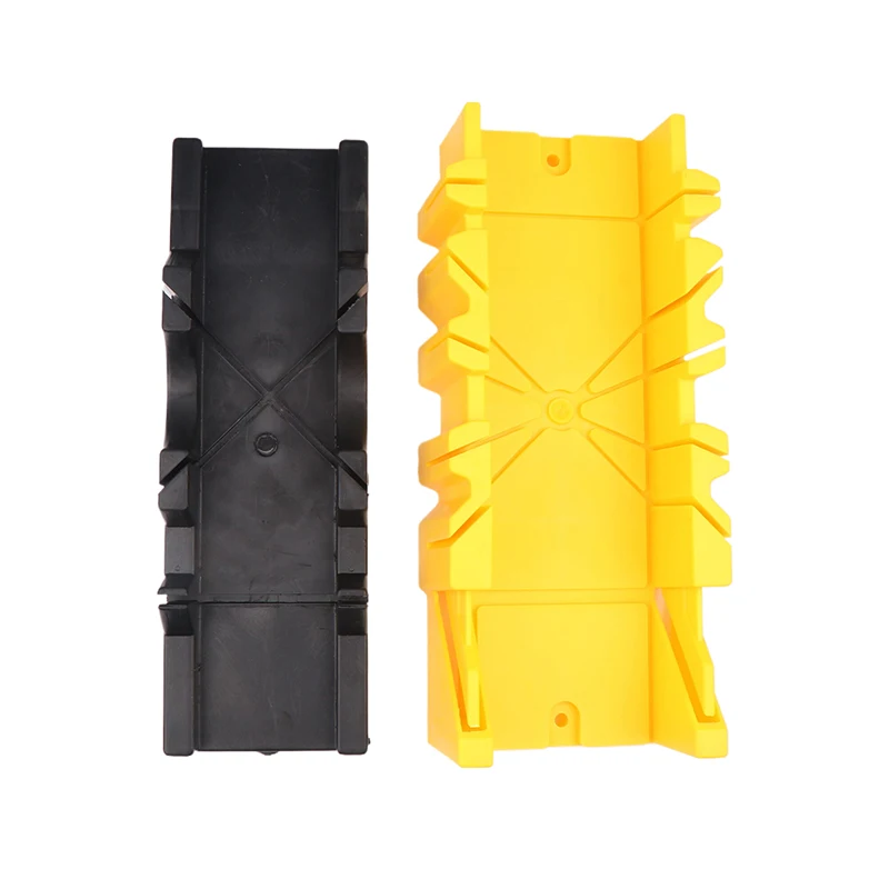 1Pc 45/90 Degree 1pcs Wood Cutting Clamping Miter Saw Box Woodworking Angle Cutting For Carpenter Gypsum Oblique Tool