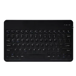 Compact Universal Bluetooth Wireless Keyboard - Hebrew (Black)