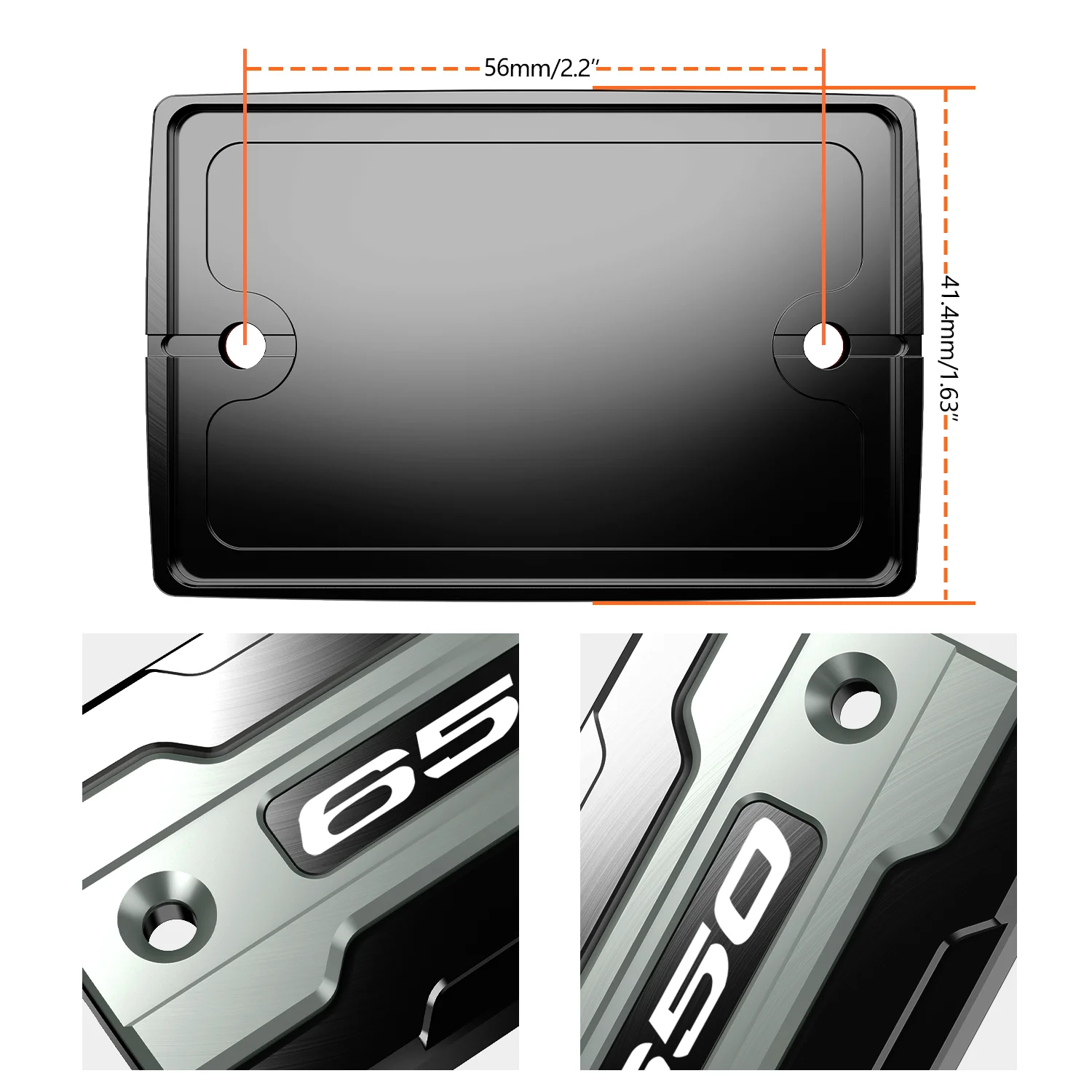 Motorcycle Front Brake Fluid Reservoir Cover Cap