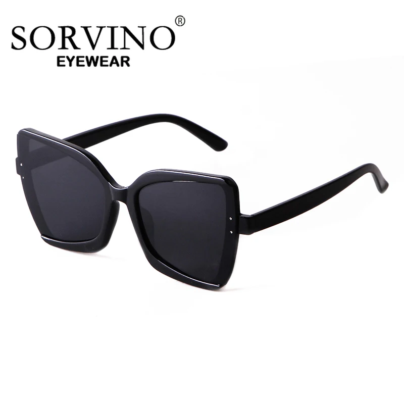 Retro Irregular Cat Eye Sunglasses for Women