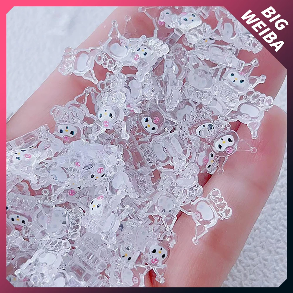 Kawaii Hello Kitty Nail Charms Jewelry Kit Suit Cinnamoroll