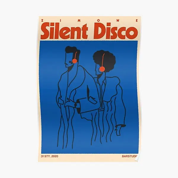 

Плакат zima бесшумный для дискотеки, современная живопись, настенная роспись для комнаты, винтажный домашний смешной декор, без рамки