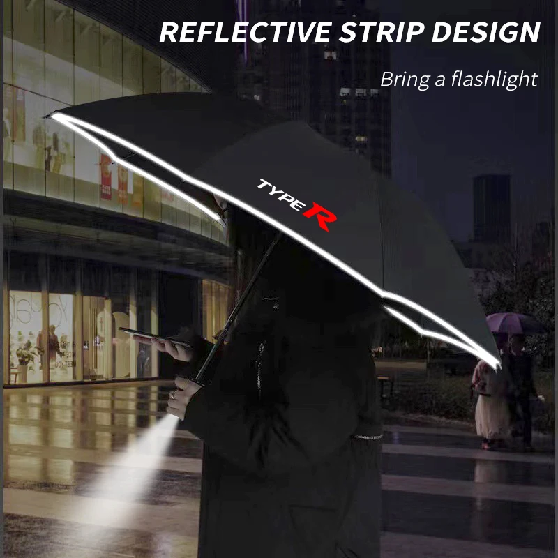 

Honda TYPE R Accord Civic HRV CRV CITY Jazz Pilot Odyssey Spirior FIT Car Fully Automatic Reflective Umbrella Folding Sunshade
