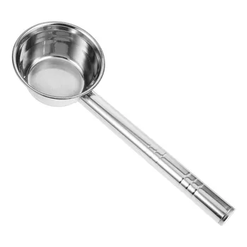 Stainless Steel Water Ladle Long Handle Soup Scoop Spoon for Kitchen Bathroom Garden Bath Hair Washing Rinse Cup Dipper 1