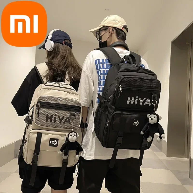 

Рюкзак Xiaomi школьный мужской, Корейская версия для учеников Старшей школы, вместительный тренд для школьников и студентов