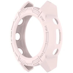 Premium Hollow Armor Protective Case Cover for Smart Watch - Edge Frame Shell Parts Protector (Light pink)