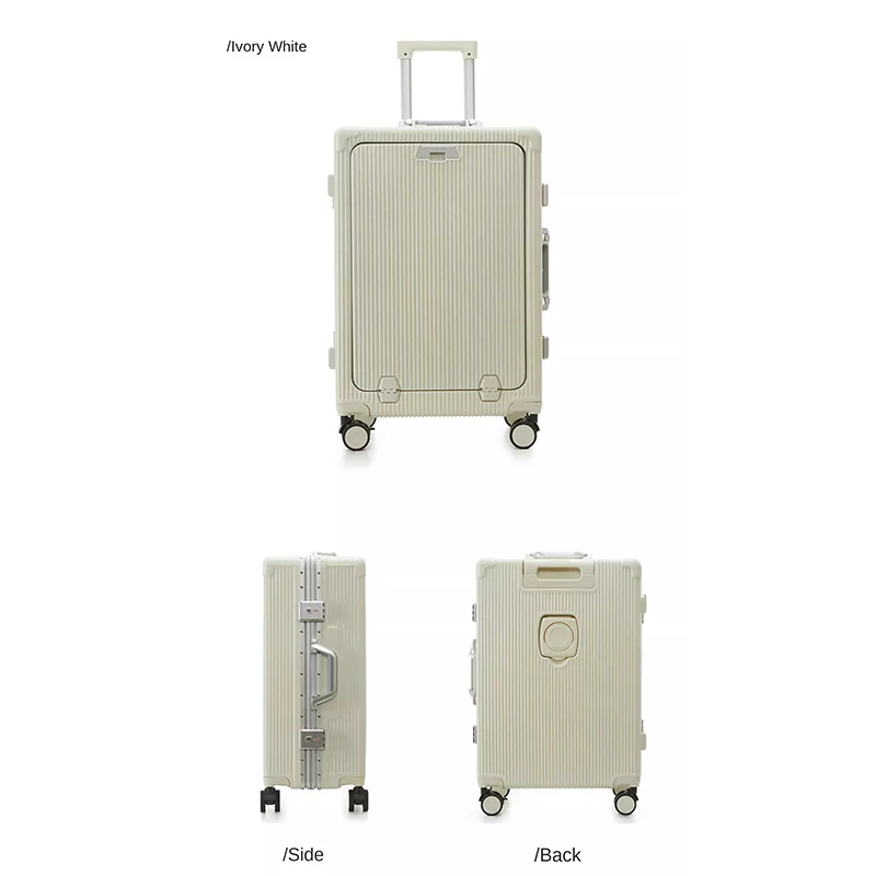 2024 New Luggage 20 Inch Boarding Travel Password Box 24 inch Universal Wheel USB Charging Interface Multi-Function Trolley Box