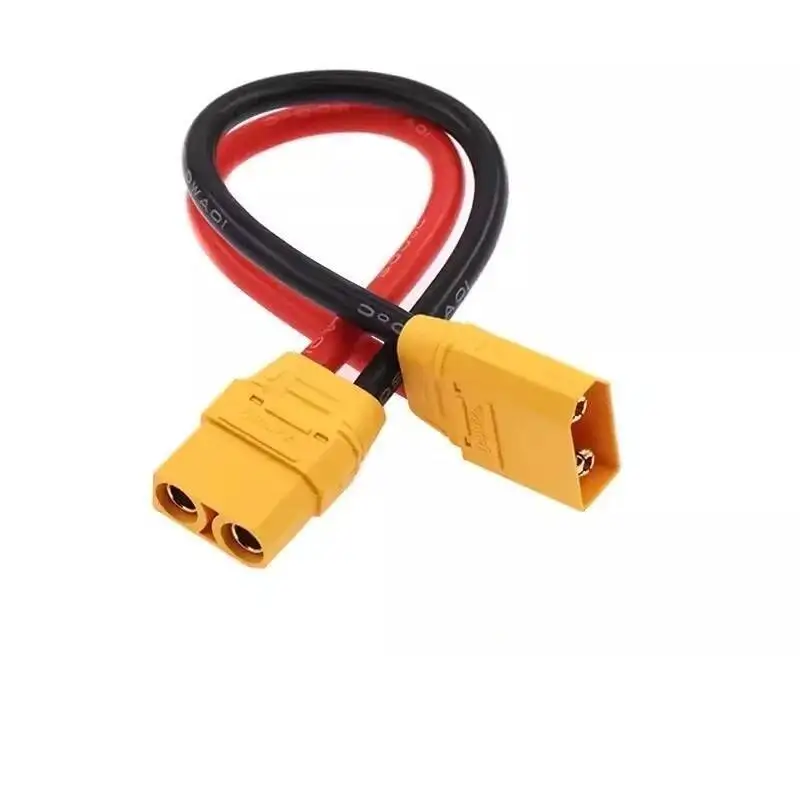 Lot 3 Connecteurs Batterie RC XT60 40cm - Chargeur LiPo