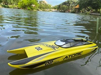 (Ready to Go) 27.6"Inch Large  Remote Control Boat Under Brushless  Motor ​​Racing S1 Pro. Electric Rc Top Speed ​​65km/H 1