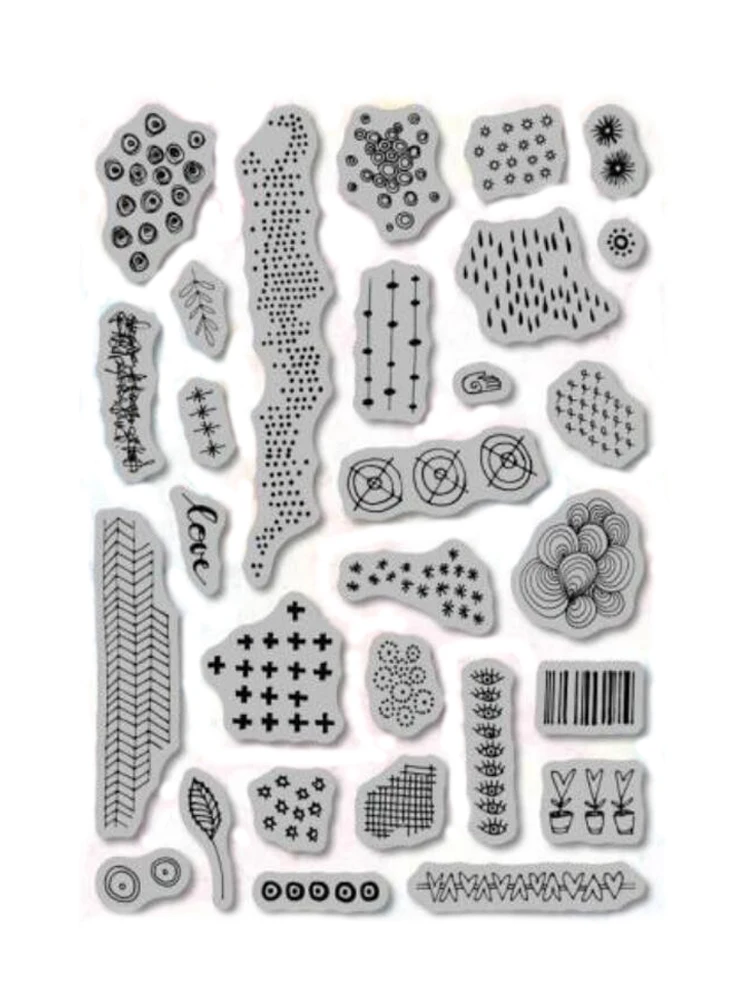 Clear Stamps Silicone Stamps Background / transparent Clear Silicone Stamp/Seal for DIY scrapbooking/photo album Decorative clear stamp M1367
