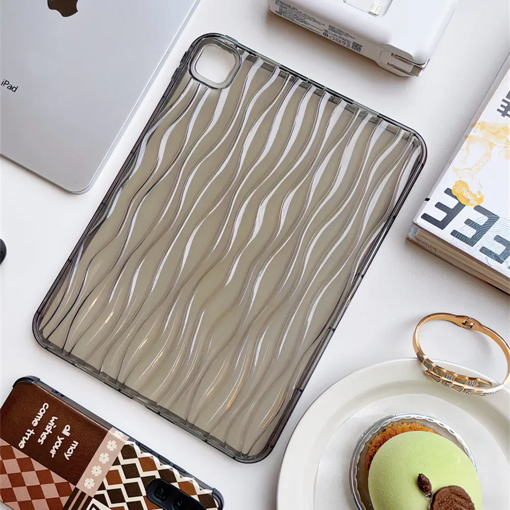 Sleek Water Ripple Slim Silicone Tablet Case