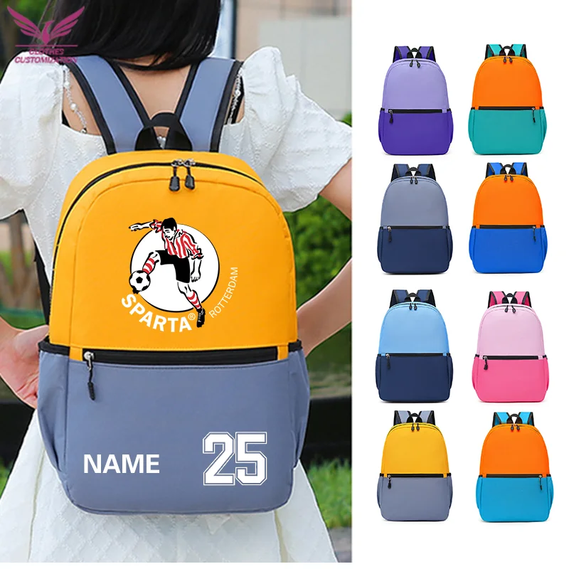 Custom Children's Backpack Kids Kindergarten Baby Student Backpacks Personalized Name Lightweight Cycling Backpack