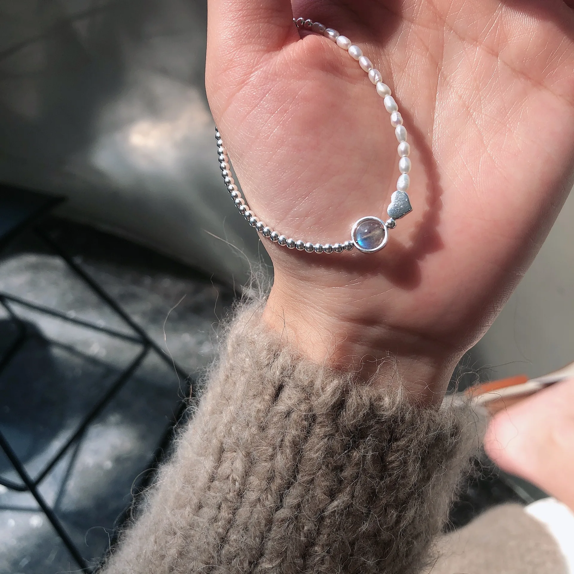 

Женский маленький браслет-цепочка из серебра 925 пробы