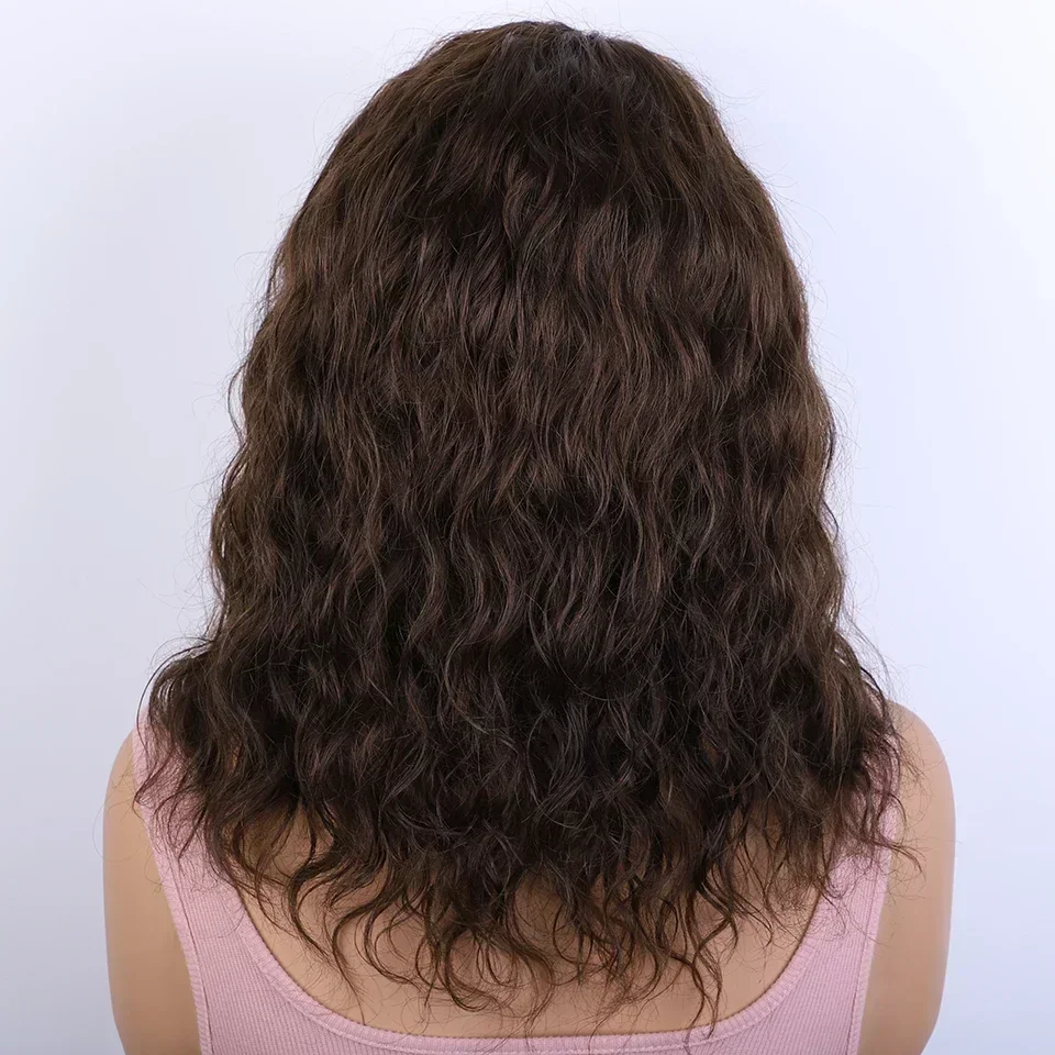 Human Hair Wigs Women Short Body Wave Wigs Machine Made For Women