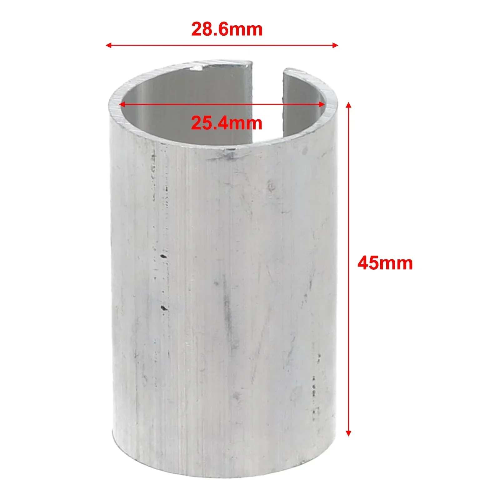 Enhanced Aluminum Steerer Stem Shim Adaptor - 1 1/8 to 1 (Silver Edition) - Premium Cycling Accessory