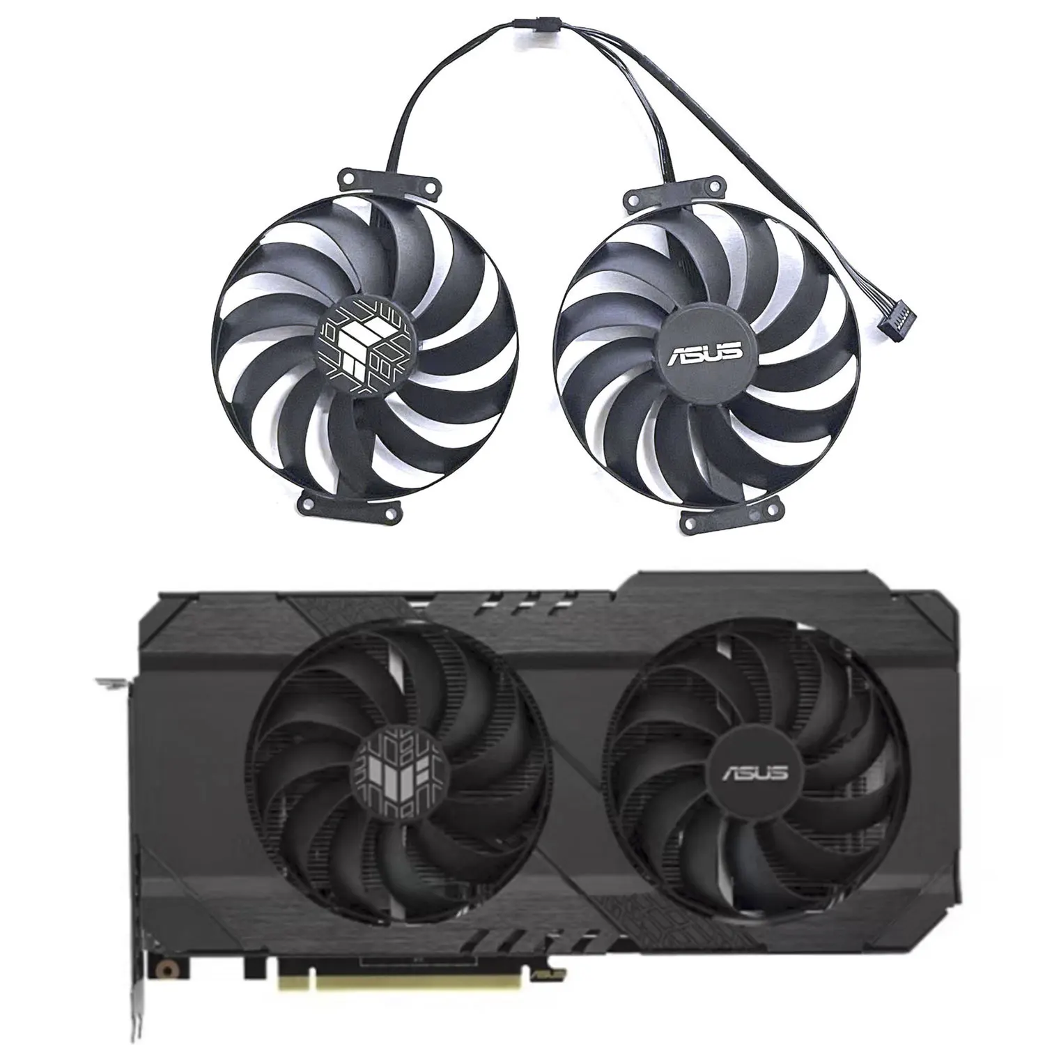 95 мм 6PIN T129215SU CF1010U12S RTX3050 вентилятор GPU для ASUS TUF RTX 3050 игровой вентилятор