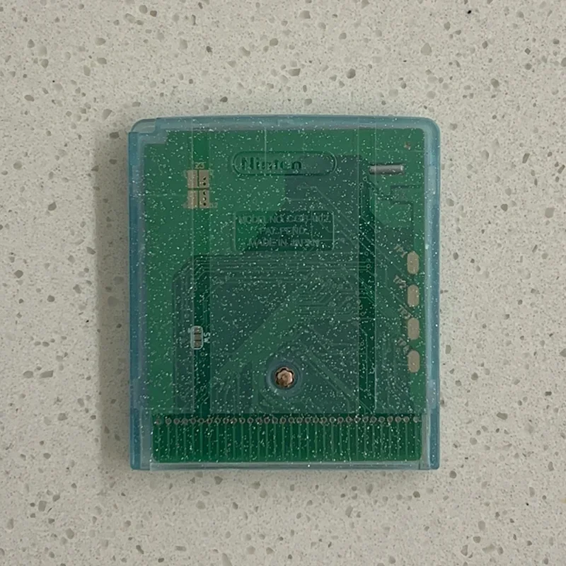 Pokemon Crystal GBC Game Cartridge 8 Bit Video Game Console Card High Quality with RTC USA Version 2
