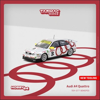 Disponibile TW 1:64 Audi A4 Quattro Macau Guia Race 1996 Vincitore Frank Biela Modellino Auto in Metallo Collezione Giocattoli Tarmac Works