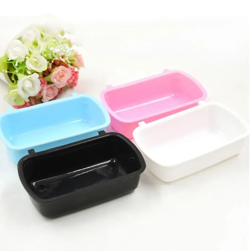 Hamster Water Feeder Hangable Plastic Hamster Squirrel Food Feeder Small Pets Water Drinking Bowl Food Bowl Hamster Cage Accessories