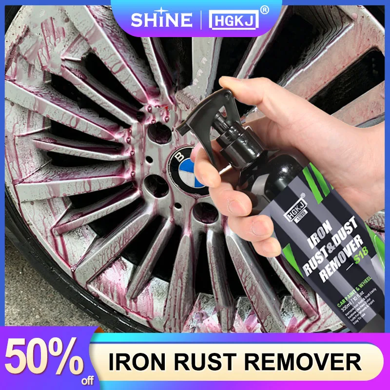 CarRustRemoverSprayPaintDustRemoveWheelIronCleaningCarsRepairKitAutoRust