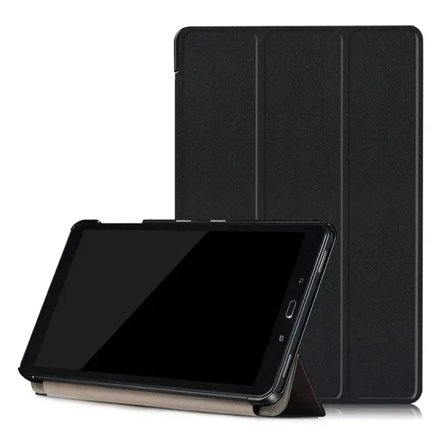 Introducing the New Silk Stand Folio Flip Case Cover for Samsung Galaxy Tab A 10.1 (2016) SM-P580 /P585 + Free Gift