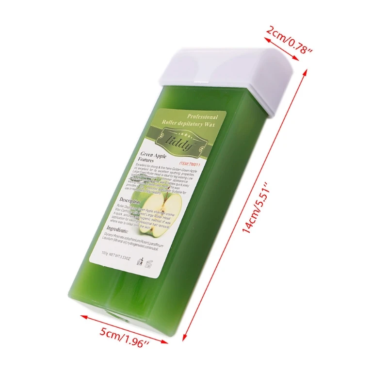 8 Styles 100g Roll On Hot Depilatory Wax Cartridge  Waxing Hair Removal 6