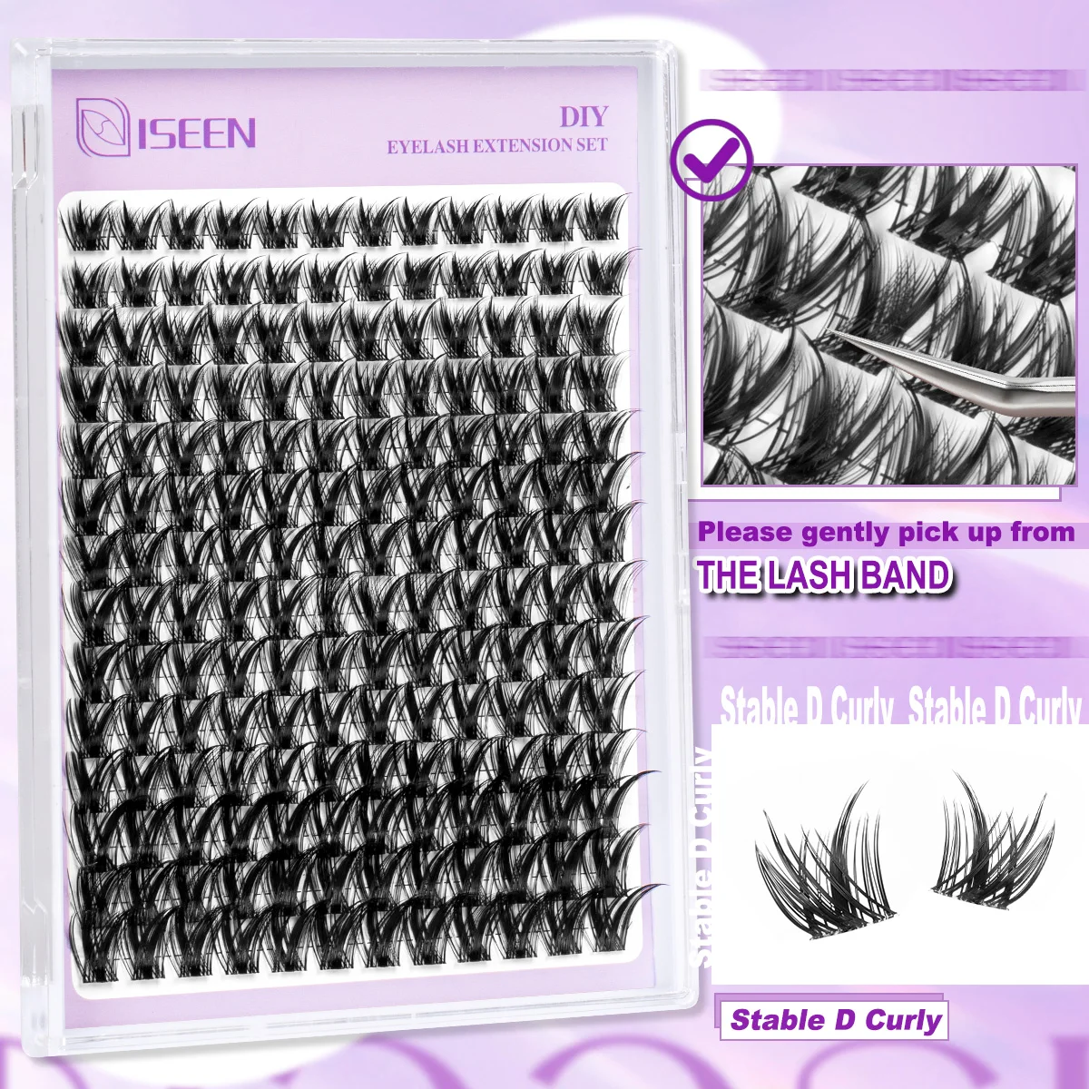 Natural DIY Lash Extension Kit Individual Lashes Mix Length