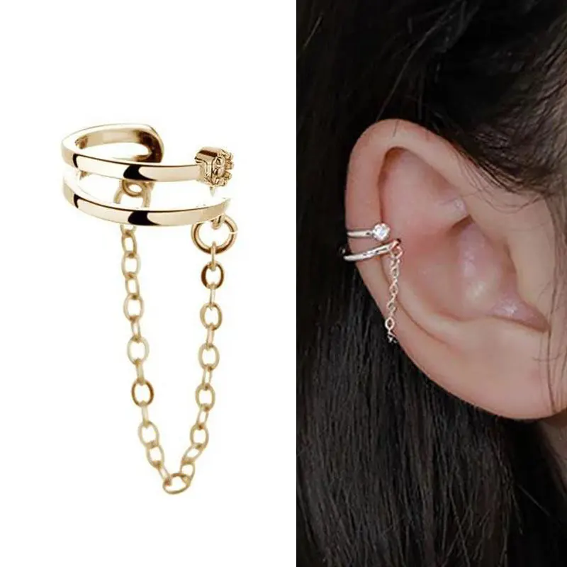 1PC Non-Piercing Cuff Ear Clip Earring for Women