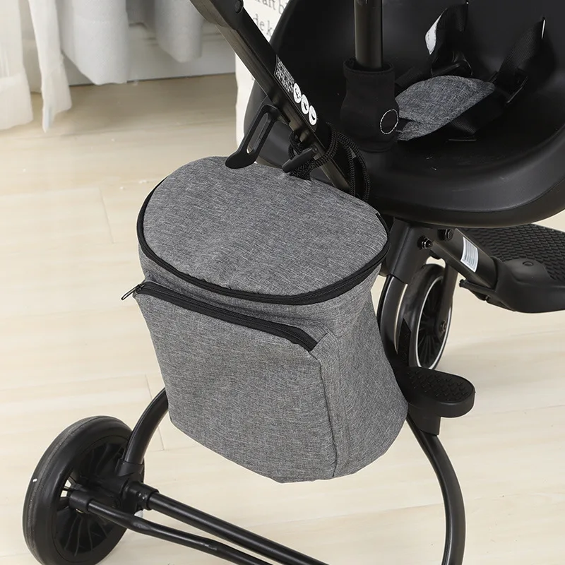 Baby stroller hanging bag universal accessories storage bag storage basket storage hanging bag front and rear basket rack