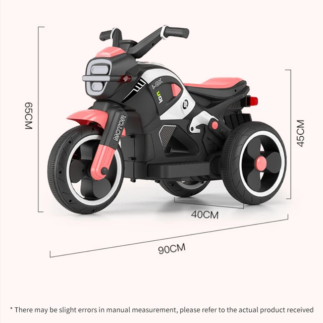 Children Electric Tricycle Motorcycle 2-7year Boy And Girl Can Sit In Toy Car Scooter Walker Kids'S Ride-On Toy With Music Light 6