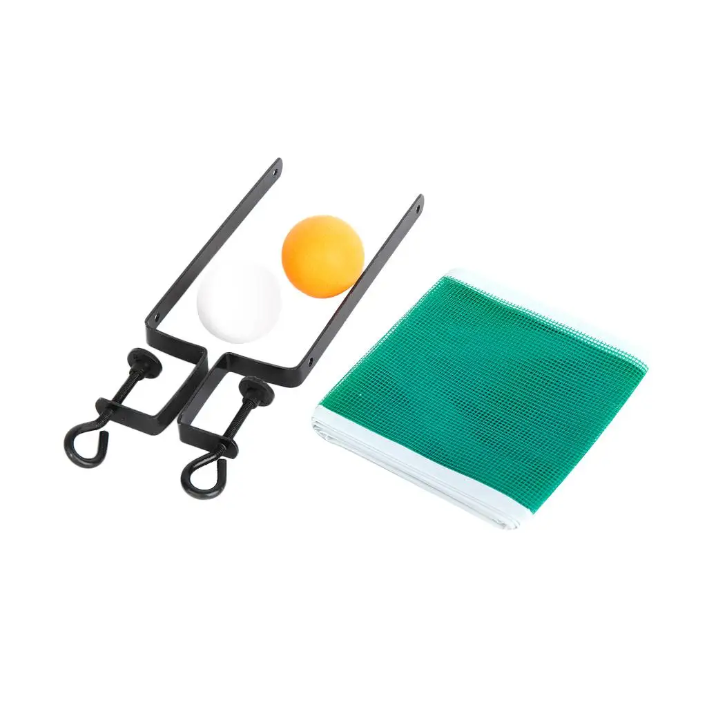 탁구장 세트 2 공 클램프 작은 그물 스포츠 장난감, 키즈 파티 재미