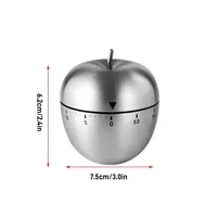 Minuterie mécanique de cuisine créative en acier inoxydable, type œuf, 60 apprentis, rappel de cuisson, 1 pièce 6