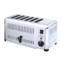 6 Slice Bread Toaster Commercial Electric Stainless Steel Breakfast Toaster 1