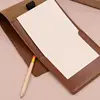 Golf Yardage Book Holder PU Leather Golf Scorecard Holder Golf Score Book Golf Pencil Journal & Log Book Golf Club Bag 3