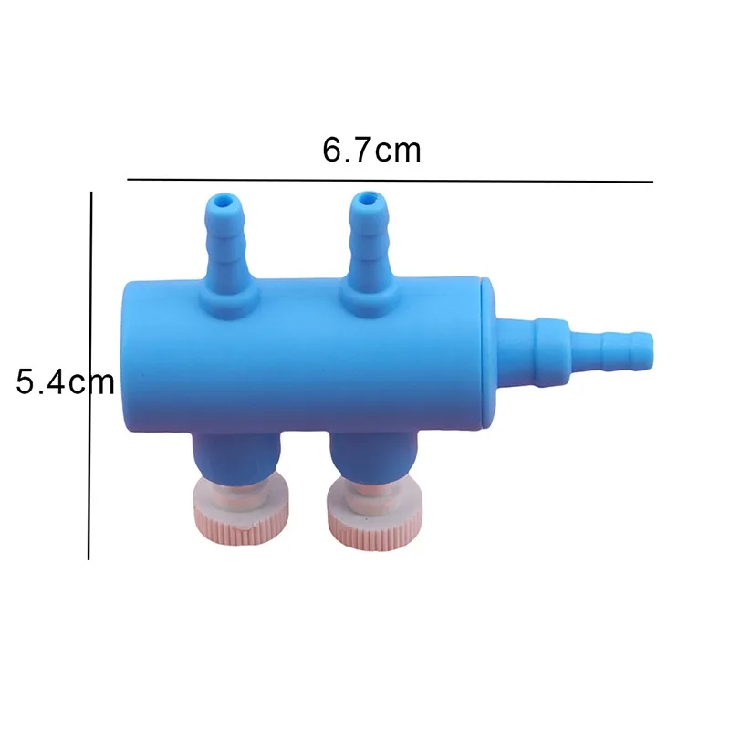Practical Aquarium Air Pump Flow Control Valve Distributor Hose Splitter Fish Tank Pump Accessories Tube Oxygen Pipe Split-flow aquarium air pump aquarium air pump accessories aquarium accessories aquarium air splitter valve aquarium air regulator valve