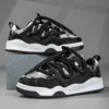 Jingjiang Cold Cross-Border Plus Size Niche Casual Shoes Student Versatile Flat Shoes Couple Bread Men's Thick Bottom Flat Shoes