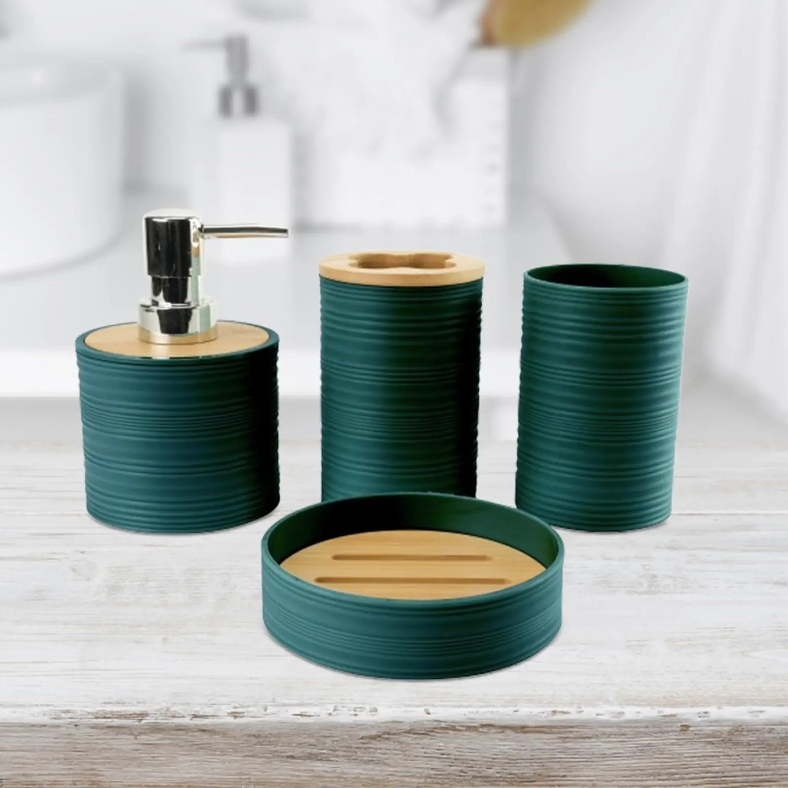 4 Pieces Bathroom Accessories Set ,Bath Accessory Complete Set, Bathroom Decor 4 Pieces Bathroom Accessories Set ,Bath Accessory Complete Set, Bathroom Decor