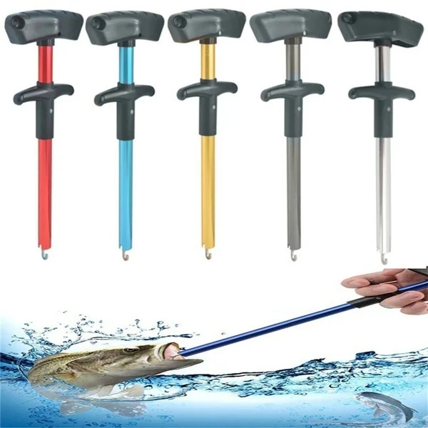 T-Type Fishing Hook Remover With Squeeze Puller Handle Extractor Puller  Portable Outdoor Sea Fishing Detacher Fishing Tools