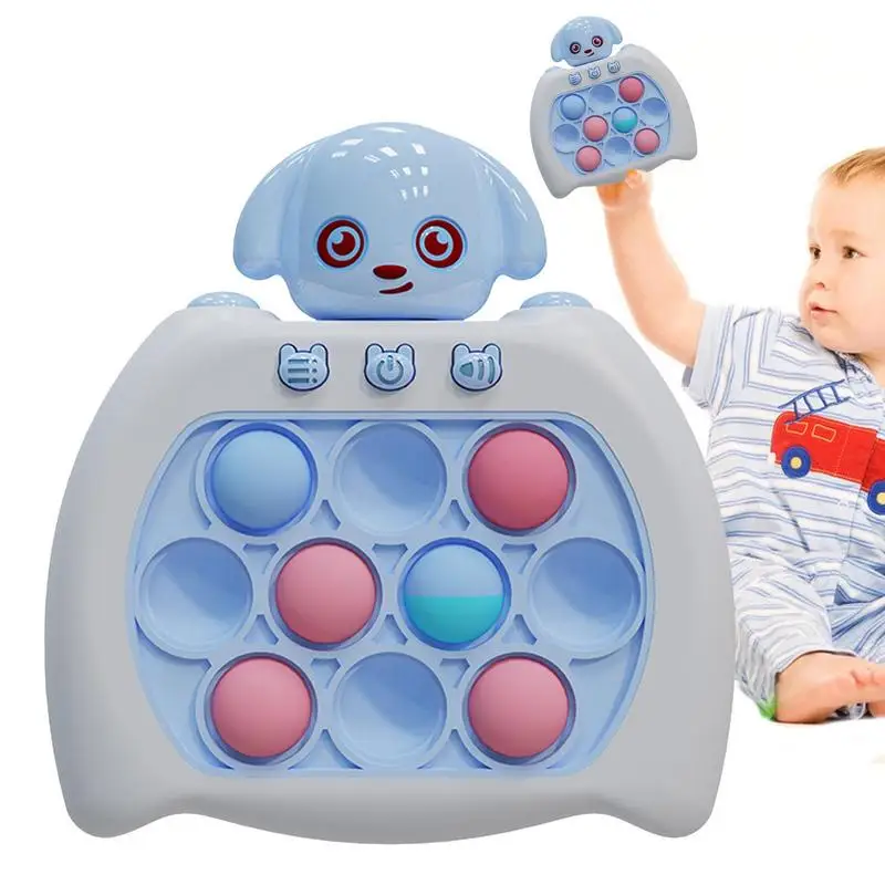 

Electric Toy Kids Fun Squeezing Toys 4 Game Modes Handle Squeeze Montessori Toy For Kid Press Bubble Fidget Game Fidget Toys