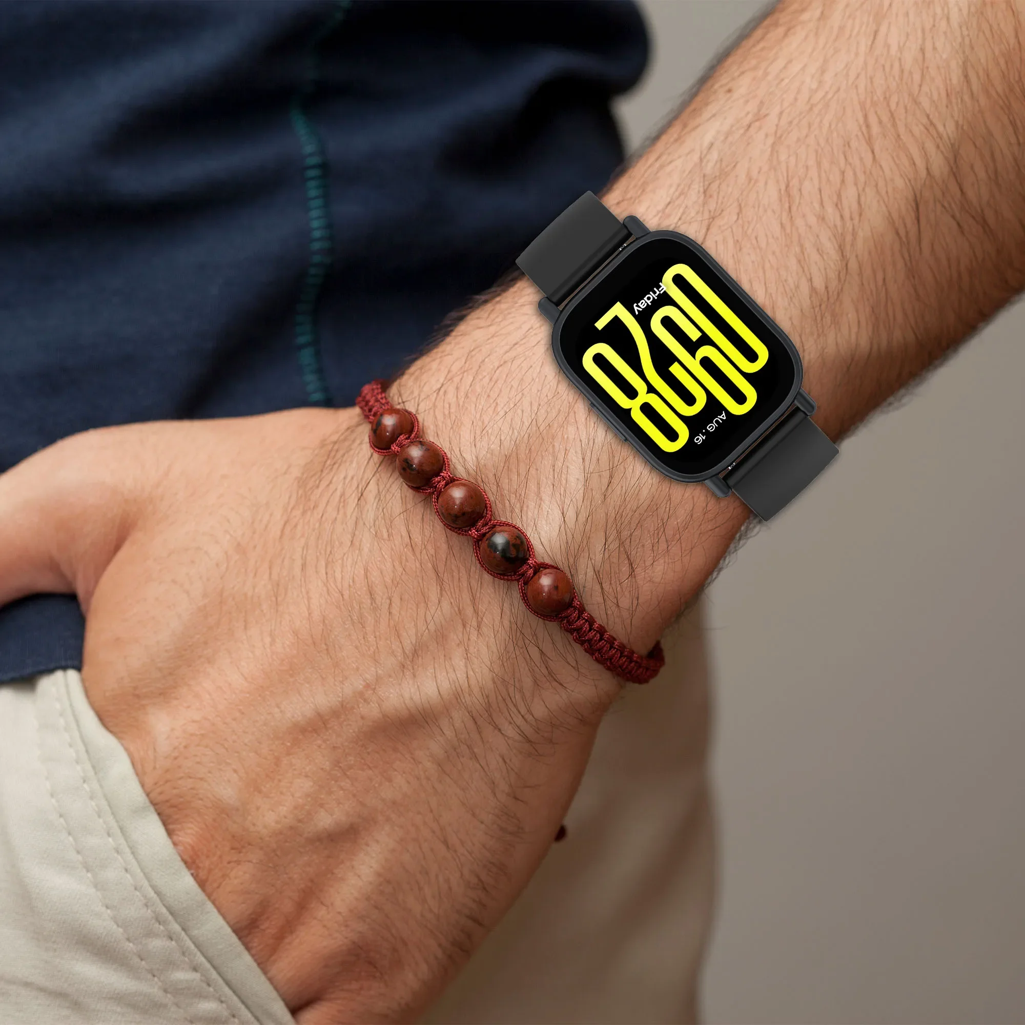 Breathable Silicone Sports Strap for Smart Watch - Soft Replacement Wristband