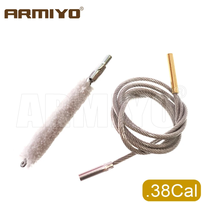 Armiyo 4,5mm bis 12GA 18,5mm Rohrreinigungsbürste Schlauchreiniger Baumwollstäbchen Rohrölreinigungshilfe Jagd-Wartungszubehör – Detail 2