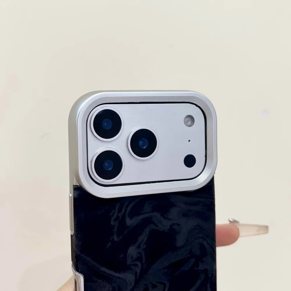 Glossy Water Ripple TPU Phone Case with Soft Bumper - Aesthetic Cover