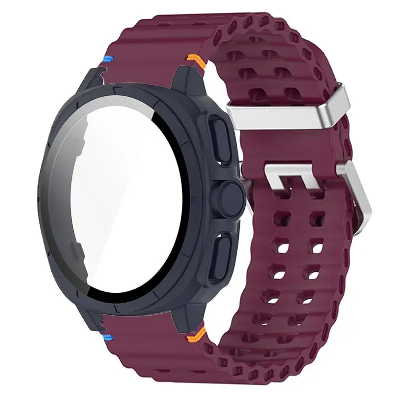 Enhanced 2-in-1 Sports Silicone Watch Case and Strap