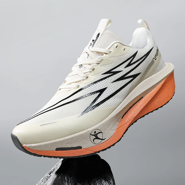 Mens Running Shoes Outdoor Sports Flat Lightweight Training Tennis Shoes Mesh Comfortable 2025 New Lace-up Sneakers for Man 1