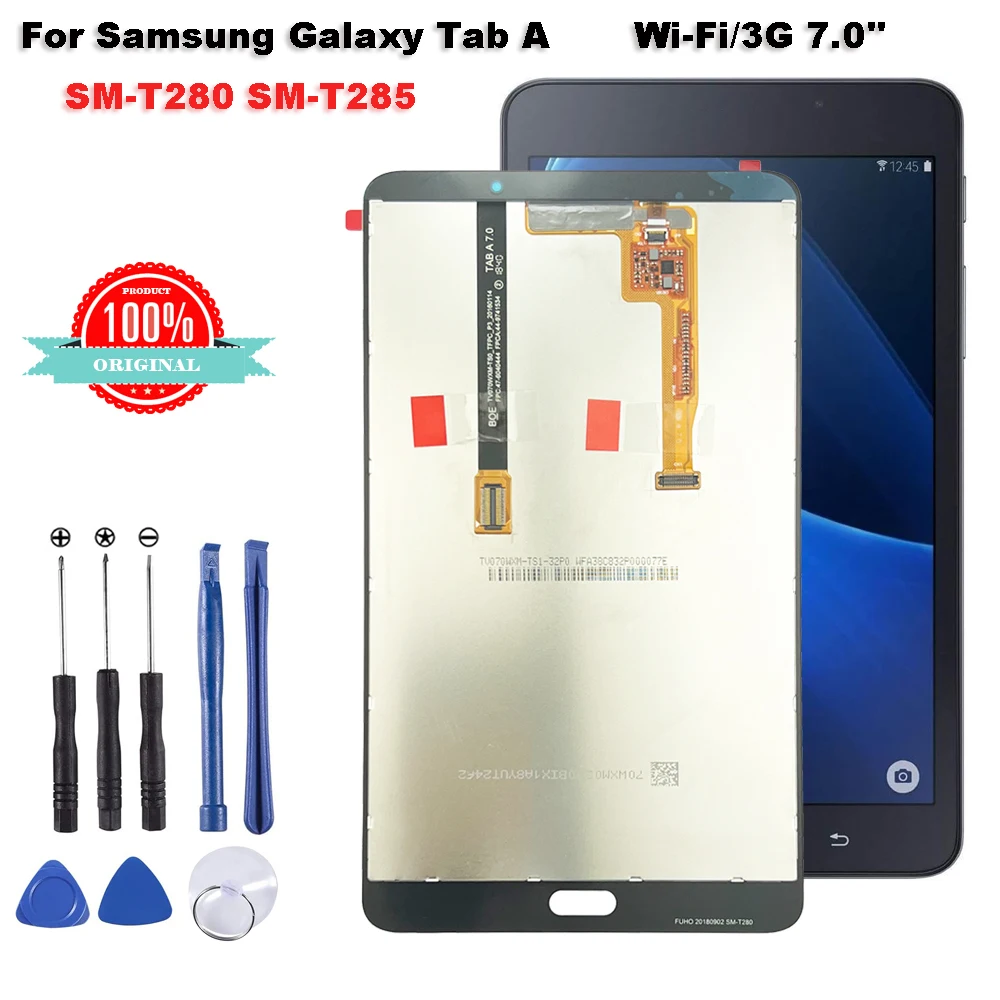 

New LCD For Samsung Galaxy Tab A 7.0 T280 T285 LCD display touch screen T280 T285 LCD Replacement