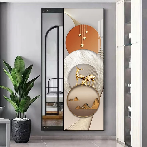 Luxury Beveled Mirror Tiles Decoration For Lobby Hallway
